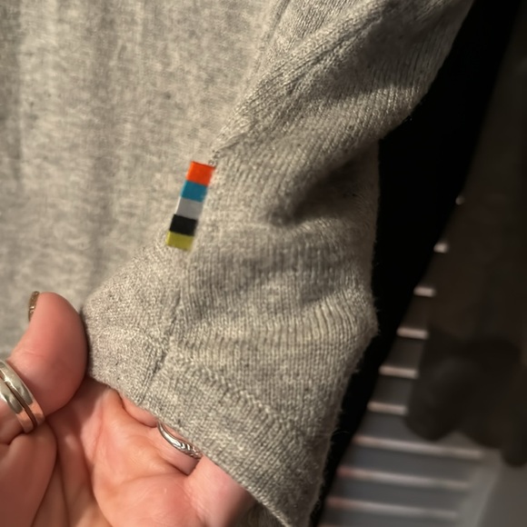 Grey SmartWool hoodie sweater M - Picture 3 of 6